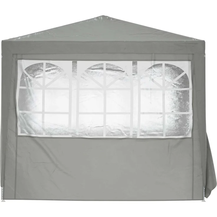 vidaXL Party-Zelt Hellgrau 250 x 250 x 240 cm PE und Stahl 42032997 – Bild 5