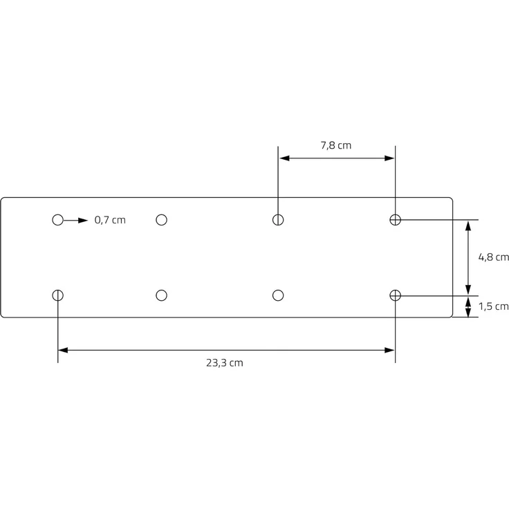 ML-DESIGN Tischbein Tischgestell Loft 2er Set aus Stahl Industriedesign U-Form, Tischkufen 44x42 cm Schwarz Profil 8x2cm Möbelfüße – Bild 5