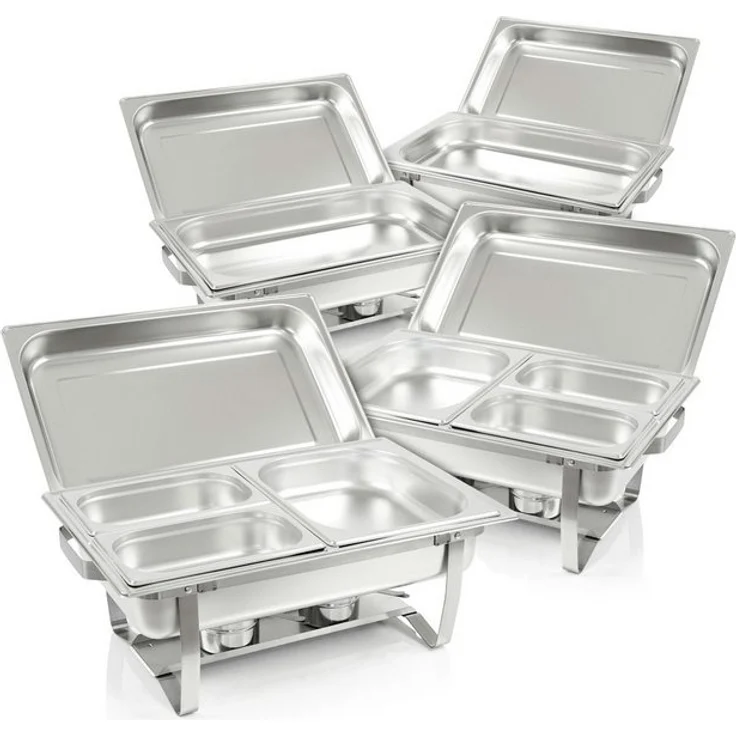 Mahlzeit Speisenwärmer Chafing dish Profi Set "Grenoble", 30 teilig – Bild 4