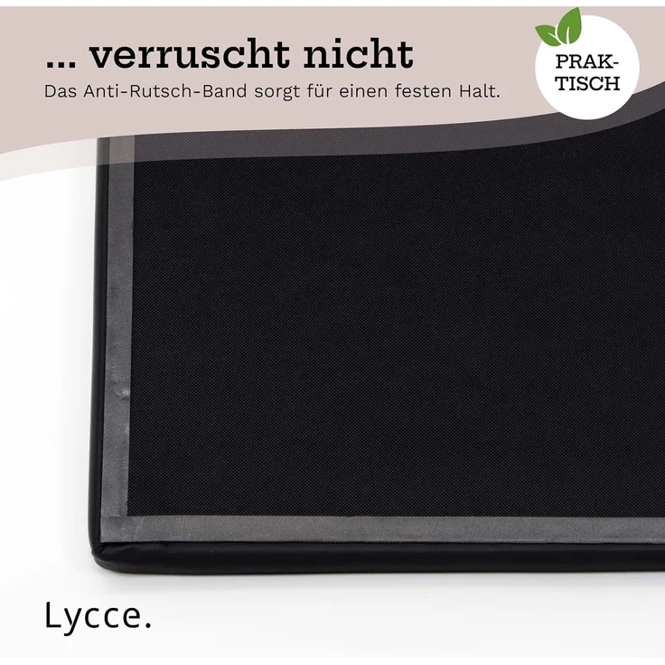 Lycce Bankauflage Klemmkissen, Sitzkissen 1 Leiste, 35cm Klemmtiefe, weich gepolstert, (1 St), verrutscht nicht, hochwertiger Kunstlederbezug, verschiedene Farben – Bild 9