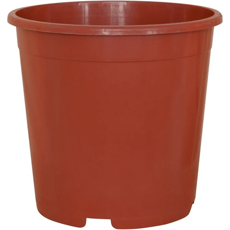 Geli Pflanzkübel GELI Containertopf Terracotta – Ø13cm Kunststoff Pflanztopf 1L – Bild 2
