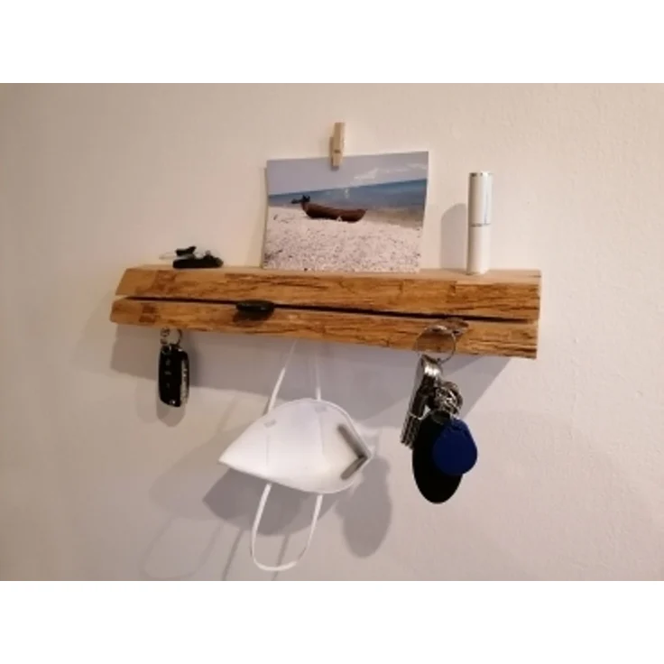 ELI Schlüsselbrett Fritz Eiche - 20 cm - ohne Magneten – Bild 1