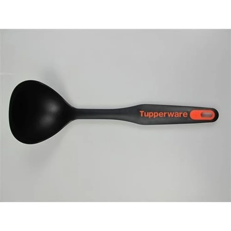 TUPPERWARE Kochlöffel Tupperware Griffbereit Schöpflöffel schwarz/orange – Bild 6