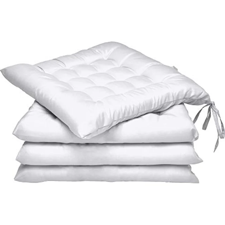 Beautissu Stuhlkissen Lea, 4er Set Suthlkissen 40x40x5cm – Bild 2
