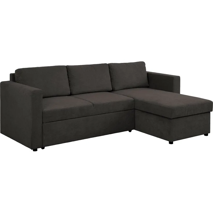 Wohnlandschaft Josua / Jena SO250, Stoff, Beige, Braun, 230 x 83 x 155 cm