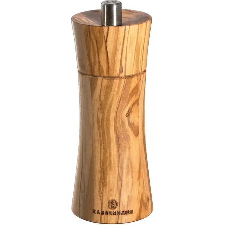 Pfeffermühle Gewürzmühle Salzmühle Zassenhaus Frankfurt 14cm Olivenholz 022407