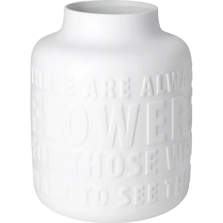 Räder Vase There are always flowers D:17cm H:21cm