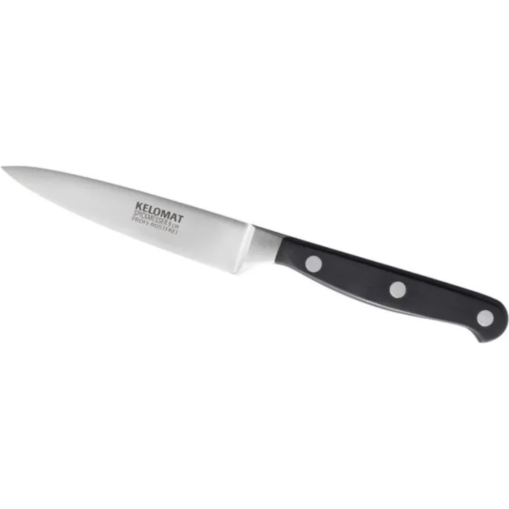 Kelomat Spickmesser 9cm geschärfter Chromstahl Profi geschmiedet