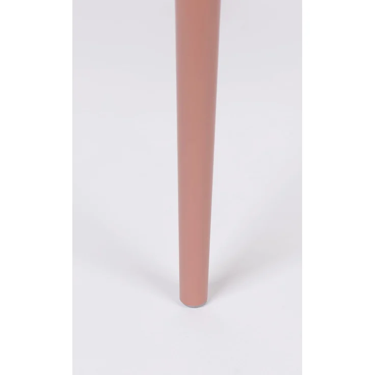 Esszimmerstuhl Pip im 2er-Set, Pink mit Kunststoffsitz & Metallbeinen Rosa 46x53,5x85 cm – Bild 9