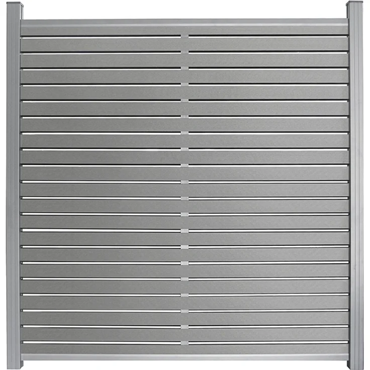 Home Deluxe WPC Sichtschutzzaun ALIRA - Dunkelgrau, WPC, 355 x185 x7 cm – Bild 6