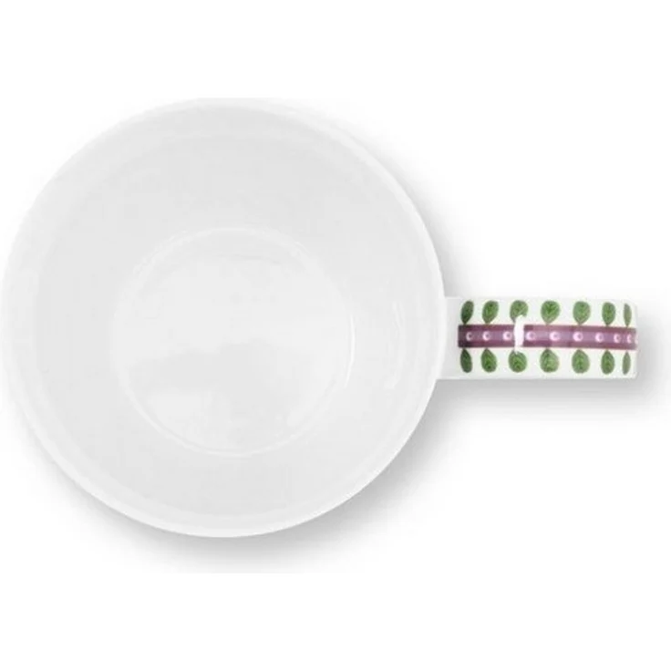 PiP Studio Becher Lily&Lotus Henkelbecher 450ml Set 2tlg, Porzellan, Set/2 Mugs XL Lily&Lotus 450ml – Bild 4