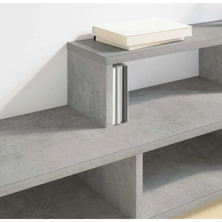 Wand-TV Stand, TV-Regal 120x25x28,5cm Holzwerkstoff – Bild 4