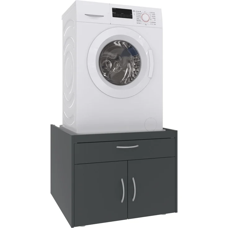 Waschmaschinenunterschrank >MRK Multiraumkonzept< in GRAPHIT - 70x52x68 (BxHxT) – Bild 3