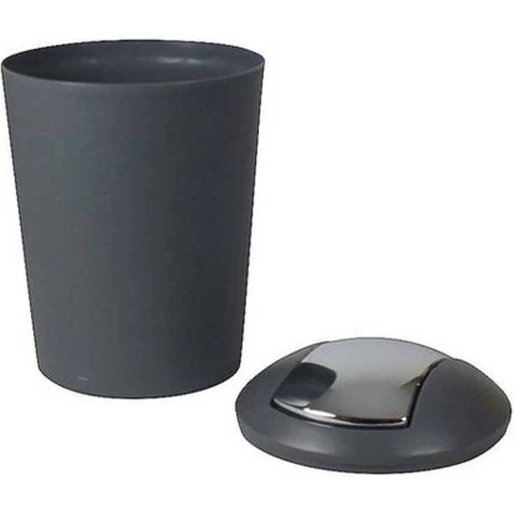 kela 'Marta' Kosmetikeimer, Deckel abnehmbar, Kunststoff, 5 Liter, Grau – Bild 2
