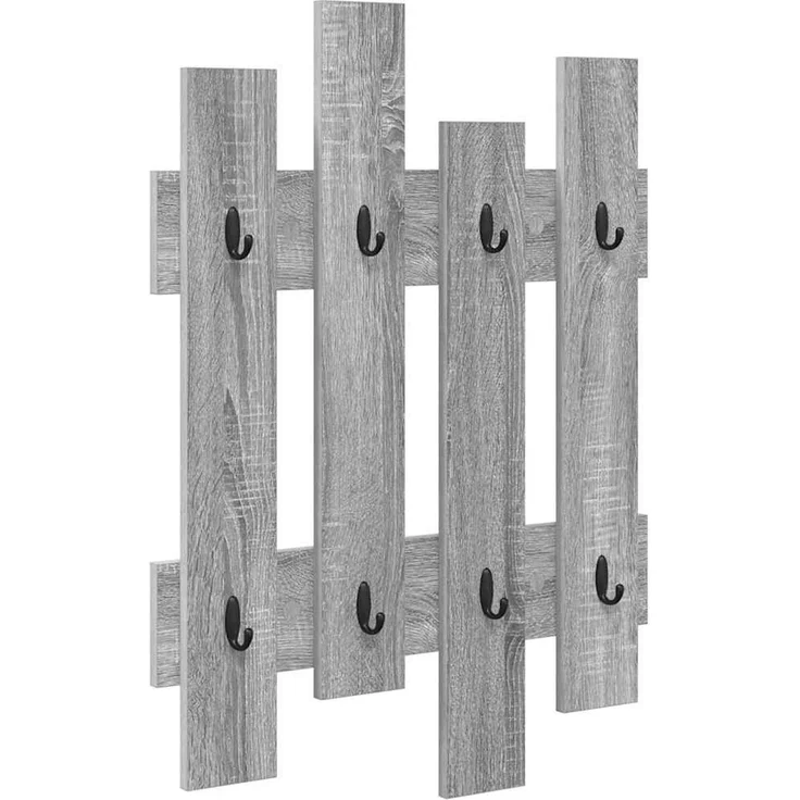 vidaXL Wandmontierter nachttisch Graues Sonoma 60 x 3 x 82 cm 874480 – Bild 1