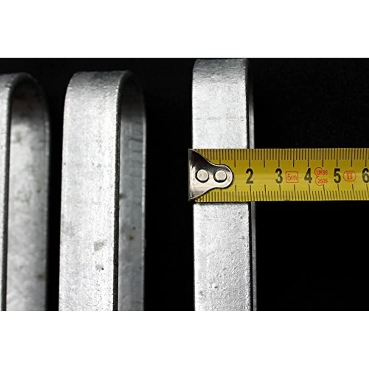 4 Stück Bodenanker verzinkt M Erdanker für Rosenbogen 22 cm Heringe Erdspieß Bodenspieß Befestigung Verankerungs-Set – Bild 6