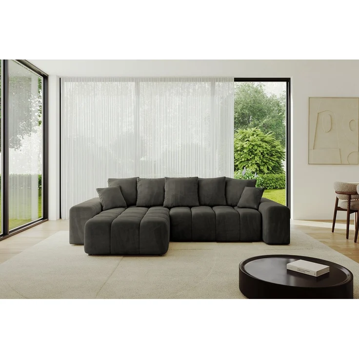 ALTDECOR Ecksofa ENIL-L, Couch mit Schlaffunktion, Wohnzimmer - Wohnlandschaft, Corner Sofa Bett Eckcouch Couch L-Form Schlafcouch Ausziehbar – Bild 5