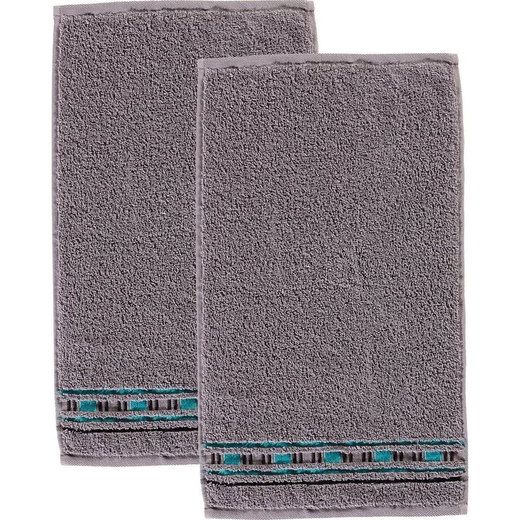 Erwin Müller Gästehandtuch Gästetuch "Achern" 2er-Pack, Frottier (2-St), Walk-Frottier Uni – Bild 5