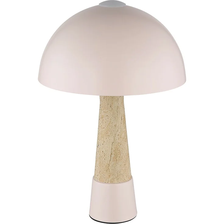 Tischleuchte, Schalter, champagnerfarben matt, H 36,5 cm – Bild 8