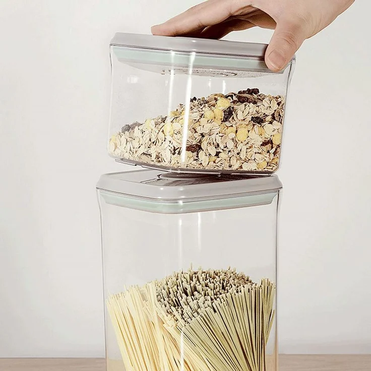 Frischhaltedosen Luftdict Vorratsdose 1L mit Deckel-POP-UP – Bild 5