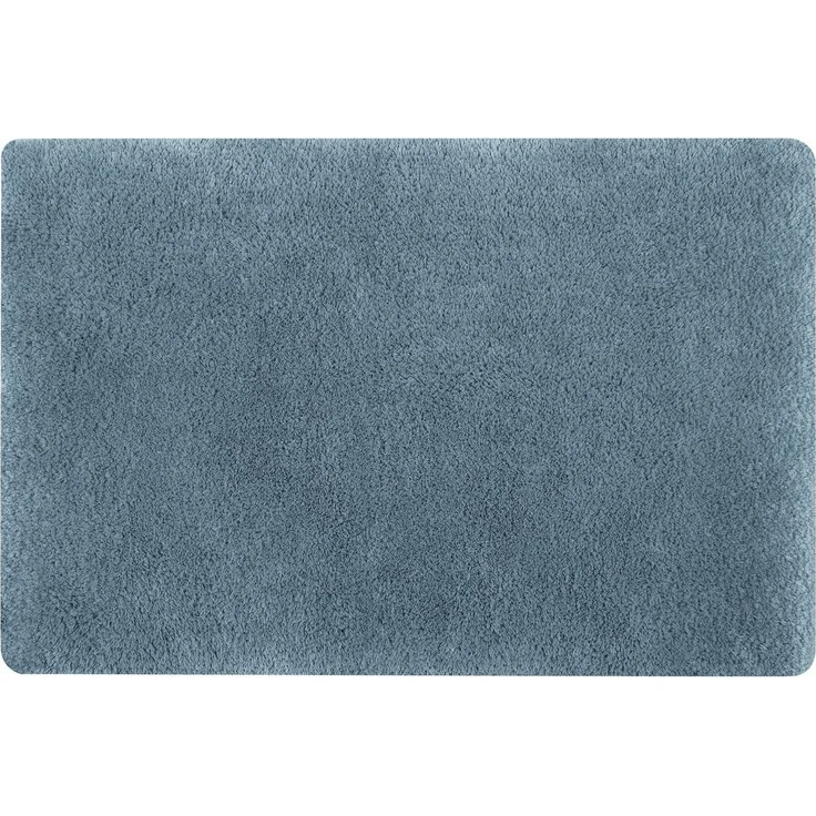 spirella Badematte FINO, Höhe 25 mm, Badteppich Hochflor, 100% Polyester Mikrofaser Supersoft, Anti-Rutsch Beschichtung, Für Fussbodenheizung geeignet, Waschbar 40°, Schnelltrocknend, Polyester, rechteckig – Bild 1