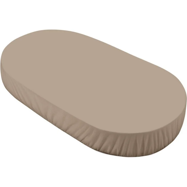 Spannbetttuch, für Waldin OWAL Babybett 7in1 - Bettwäsche für Kinderbetten- Pflegeleichte, superweiche und strapazierfähige Baumwolle Groß, Taupe – Bild 2