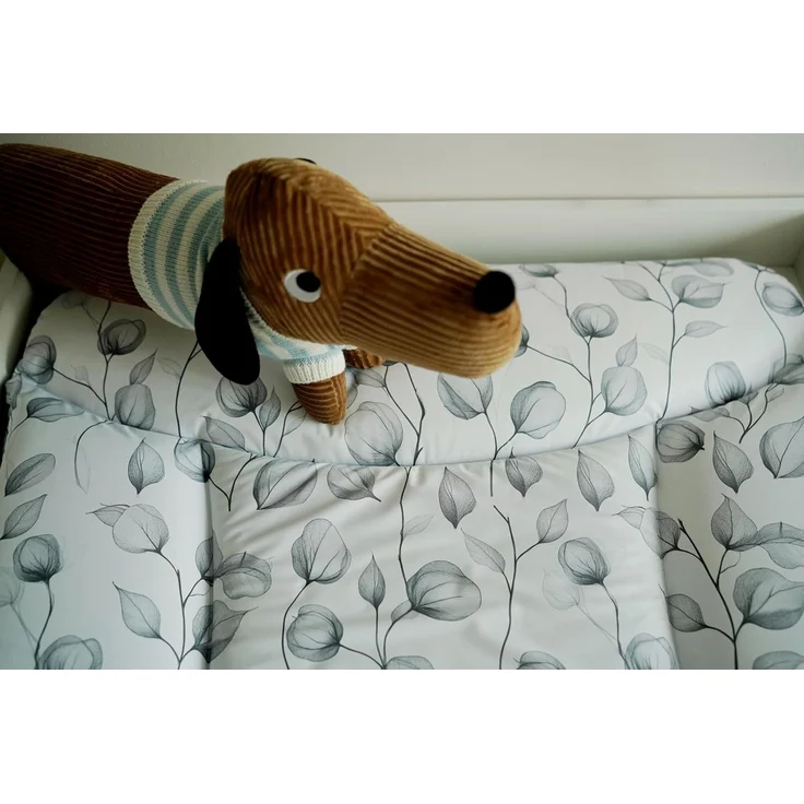 Ceba Baby® weiche Wickelauflage 75x72 cm - Doppelseitige Baby Wickelunterlage - Wickeltischauflage für Junge und Mädchen - Wasserdicht, abwaschbar - OEKO-TEX - Made in EU - Goldbeere – Bild 7
