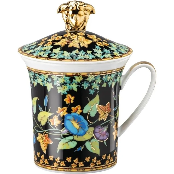 Rosenthal Versace Gold Ivy Becher m.Dkl./30Y.