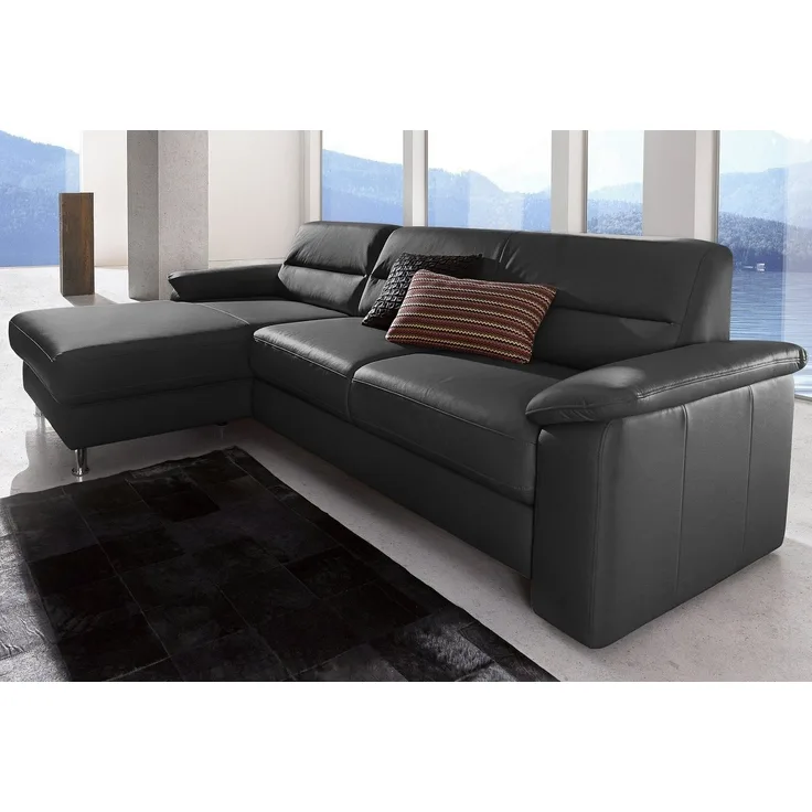 sit&more Ecksofa Ascara L-Form, inklusive Boxspring/Federkern-Polsterung, wahlweise mit Bettfunktion