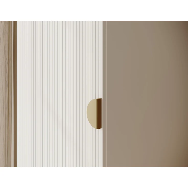 Selsey 'Moonir' Kleiderschrank 1-türig mit Regalen, weiß 200 x 50 x 57 cm – Bild 6