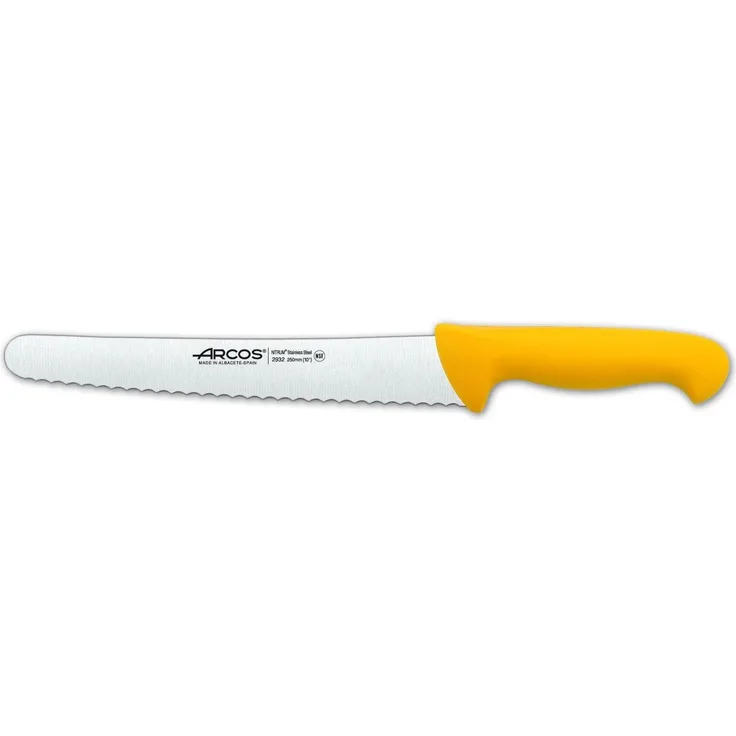 Arcos 293200 Gebäckmesser-Kuchenmesser, Acier_inoxydable, lemontree