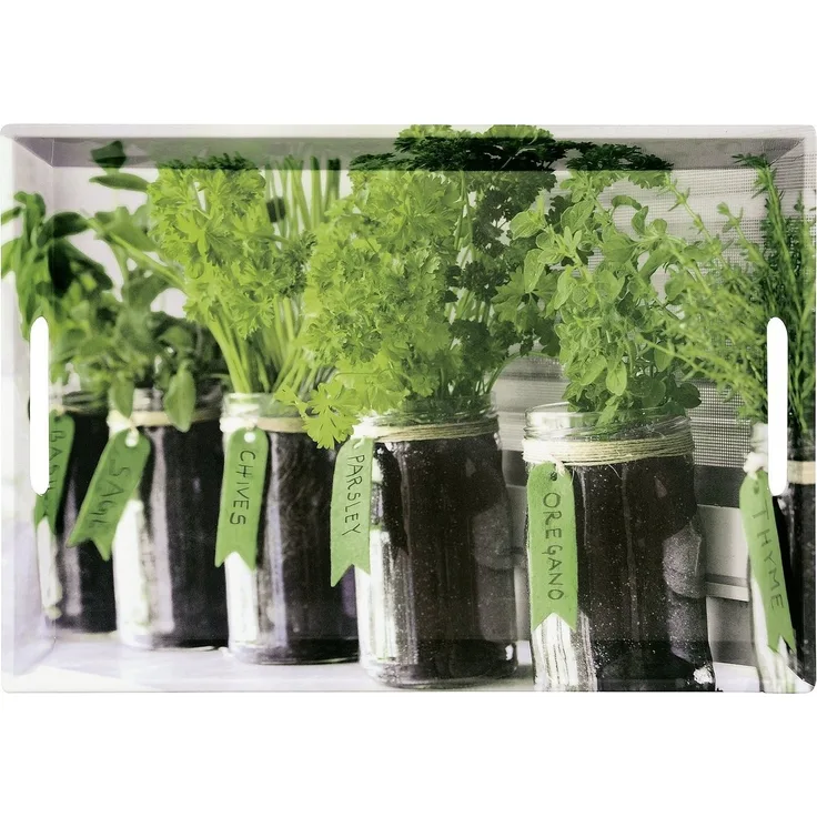 Kesper Serviertablett Herbs 48 x 30 x 3. 5 cm