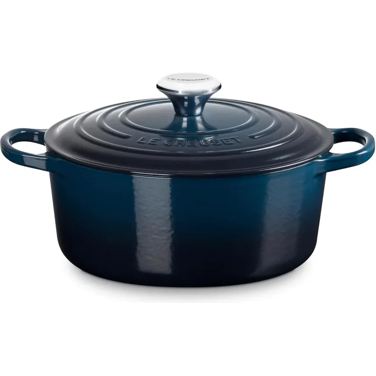 Le Creuset Signature Bräter rund 24 cm nuit
