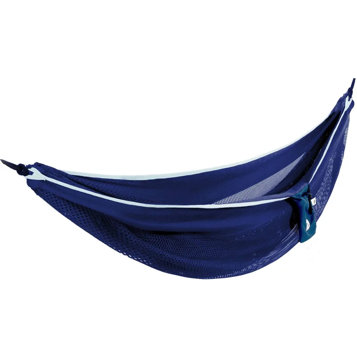 Vivere Doppel-Netzhängematte Blau/Türkis Polyester multicolor VI-MESH2-42 – Bild 1