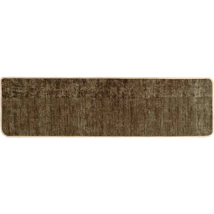 vidaXL Teppichläufer MARSA Waldgrün 200x50 cm Polyester und PVC 42023133