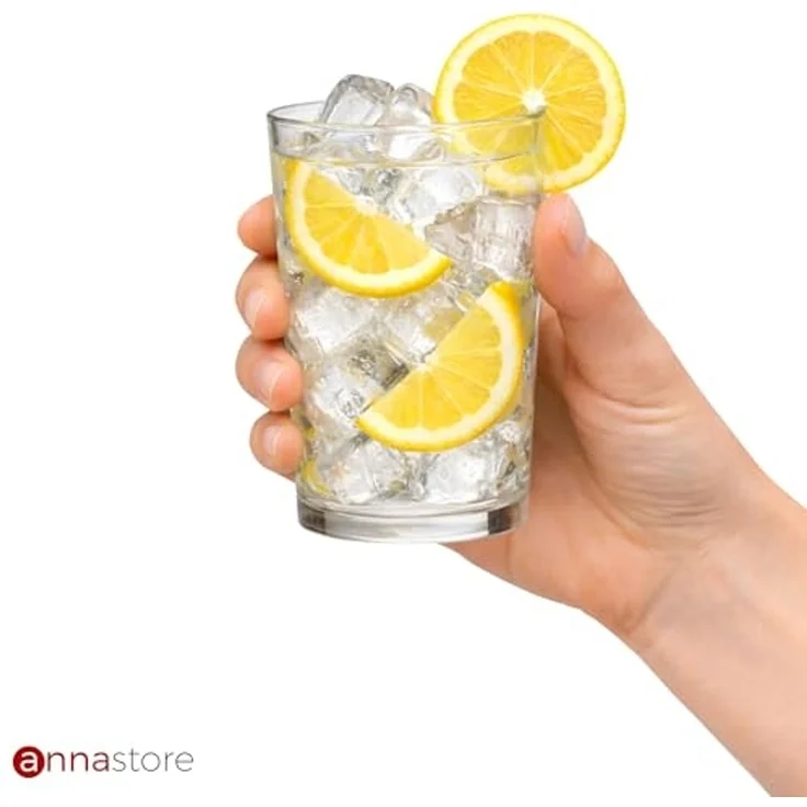 Annastore Glas 12-tlg. Set Trinkgläser - Wassergläser - Saftgläser - Limogläser – Bild 4