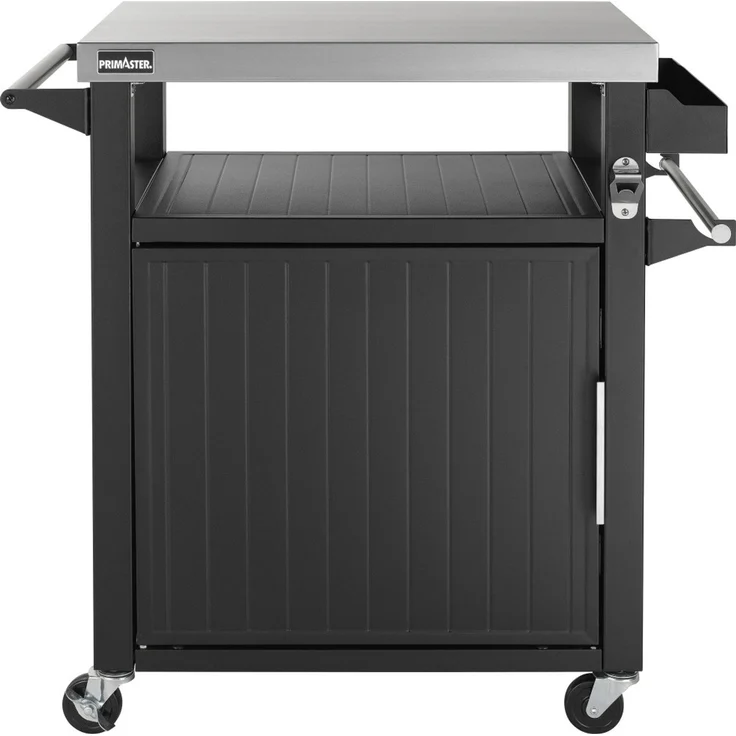 Primaster Grillwagen Napa L Universal 1-türig 90x90 cm schwarz – Bild 4