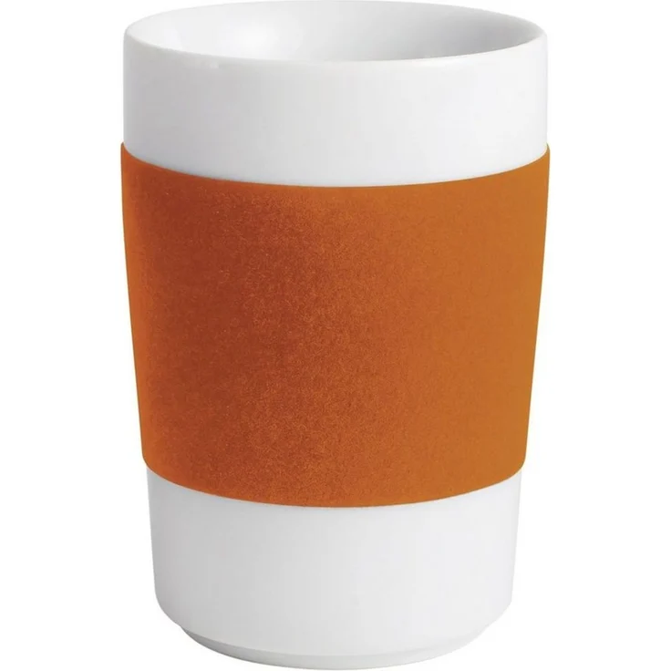 KAHLA Becher touch! henkelloser Becher mit Samt-Banderole, 1-tlg, Porzellan, Made in Germany – Bild 2