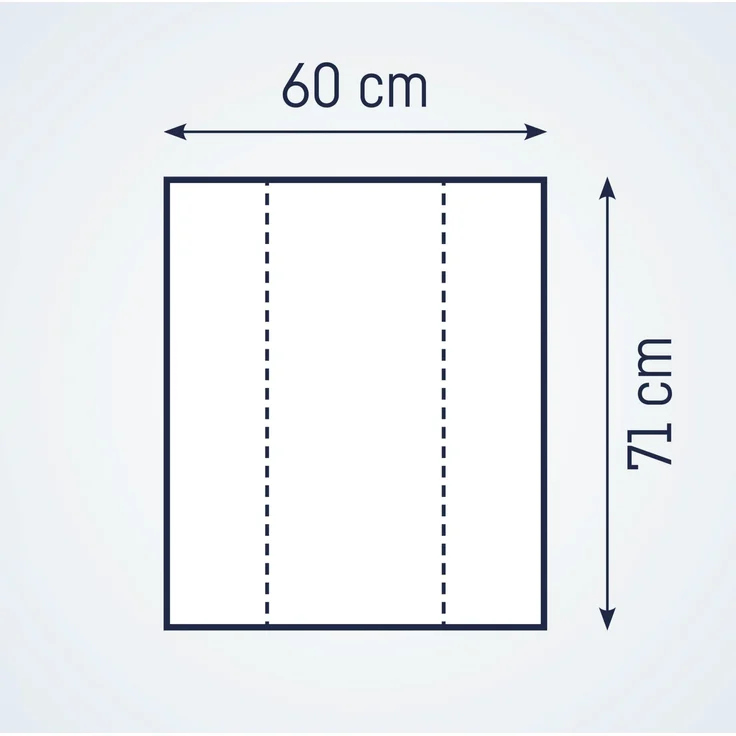 Julius Zöllner Wickelauflage 2-Keil Mulde Folie Night & Day 50/65 – Bild 3