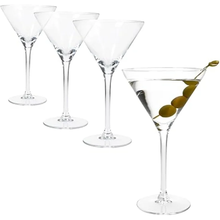 MamboCat Cocktailglas 4x Espresso Martini Helene Gläser 150ml mit Fuß Cocktailglas Feier, Glas – Bild 1