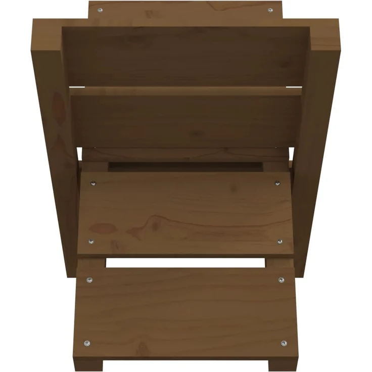 vidaXL Kaminholzhalter Honigbraun 47x39,5x48 cm Massivholz Kiefer 822450 – Bild 5