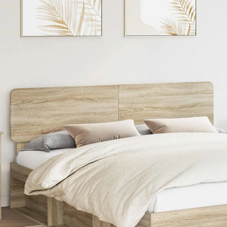 vidaXL Kopfteil Sonoma-Eiche Holzwerkstoff 90 x 183 x 3 cm Braun (Art-Nr 888509)