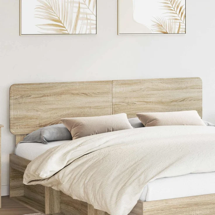 vidaXL Kopfteil Sonoma-Eiche Holzwerkstoff 90 x 183 x 3 cm Braun (Art-Nr 888509) – Bild 1