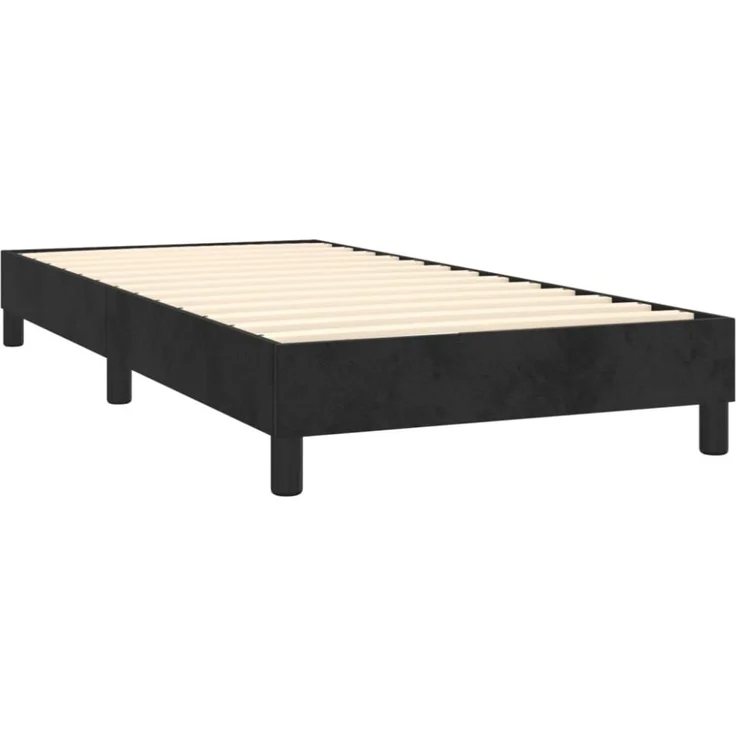 vidaXL Boxspringbettgestell Schwarz 80x200 cm Samt 3120738 – Bild 6