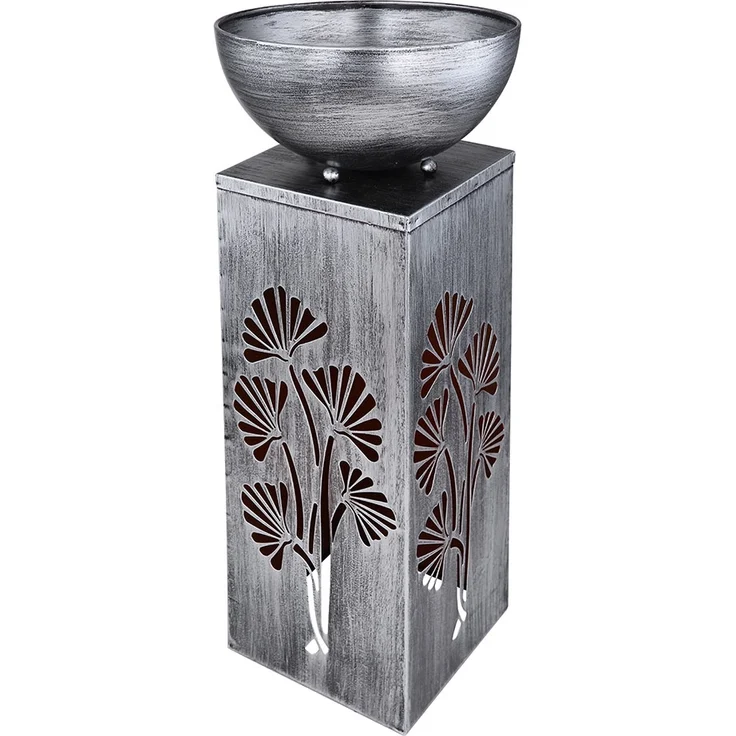 LED Solarleuchte, abnehmbare Pflanzenschale, Höhe 59 cm – Bild 1