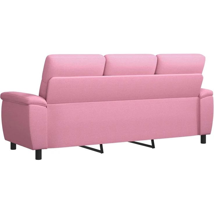 vidaXL Sofa Rosa 214 x 90 x 95 cm Stoff 42040976 – Bild 4