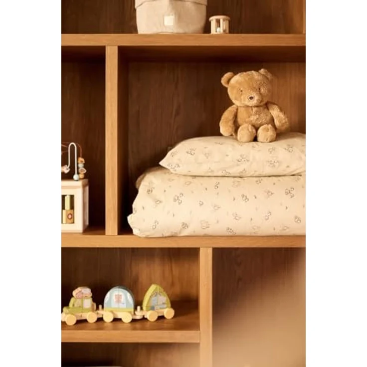 Jollein Bettwäsche Kinder - 100x140 cm - 100% Baumwolle - Inkl. Kissenbezug - Oeko-Tex Zertifiziert - Woolly – Bild 3