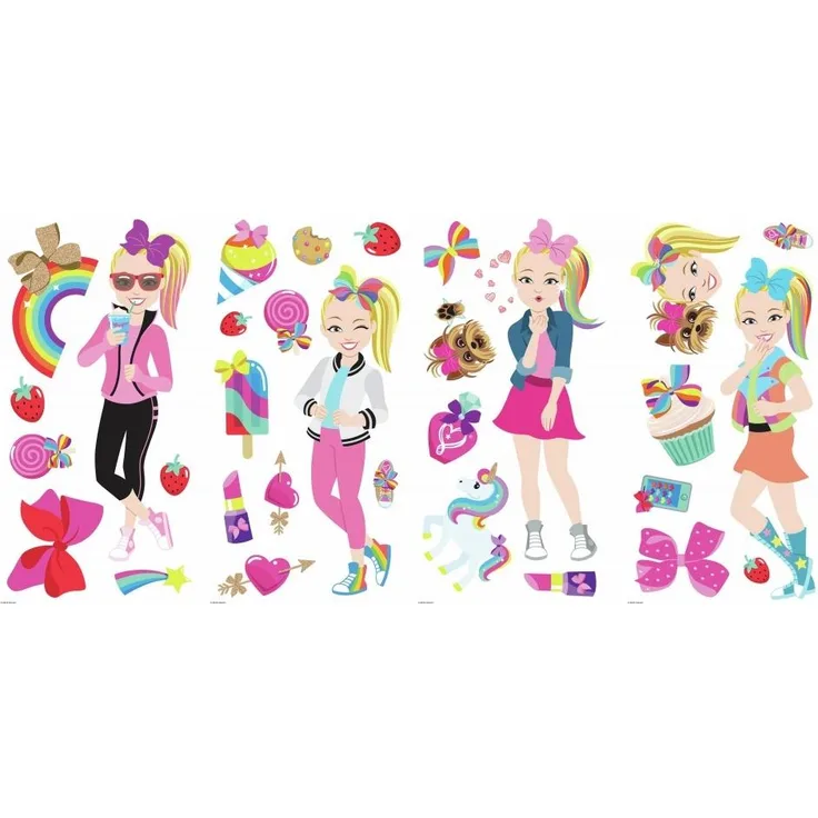 wandaufkleber JoJo Siwa Vinyl 31 Stück