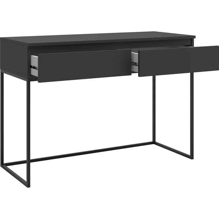 Selsey 'Bemmi' Schminktisch Schreibtisch, schwarz, ca. 80 x 120 x 50 cm – Bild 5