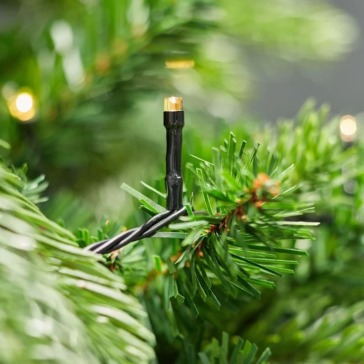 Weihnachtsbeleuchtung | Schnur | 48 LED's | Warmweiss | 3.60 m | Lichteffekte: 7 | Innen- und Aussenbereich | Batteriebetrieben – Bild 7